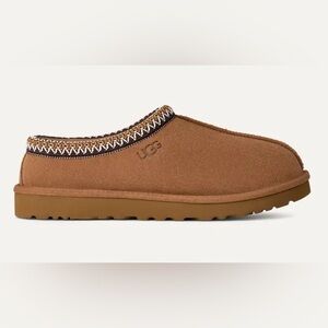 UGG Women's Tasman II Chestnut Tan Suede Sheepskin Size 10 Preppy SlipOn Slipper